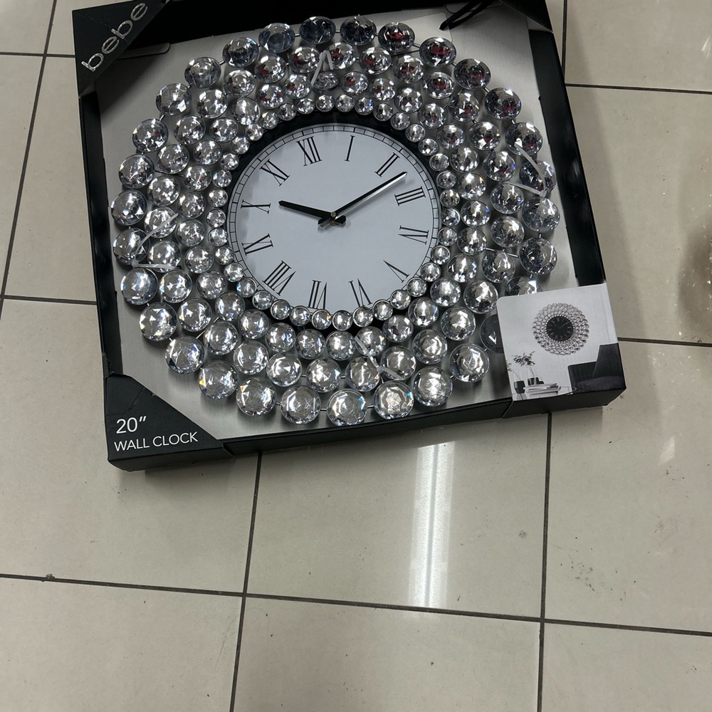 20” Bebe wall clock